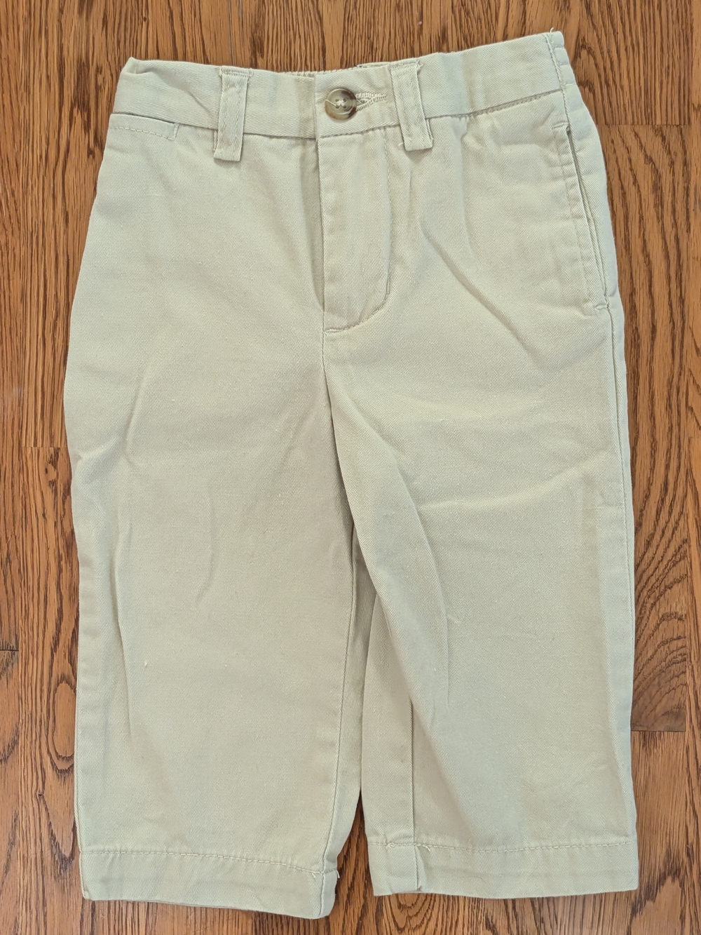 Ralph Lauren Baby Boys Classic Neutral Khaki Chino Pants
